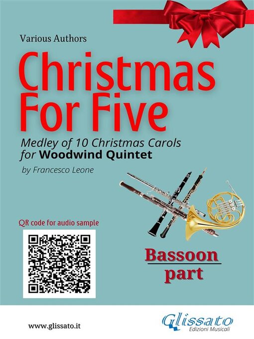 Title details for Bassoon part of "Christmas for five" for Woodwind Quintet by Christmas Carols - Available